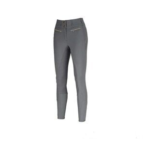 PIKEUR “Jonna Grip” Equestrian Horse Jeweled Grey Riding Pants Breeches – Sz 76
